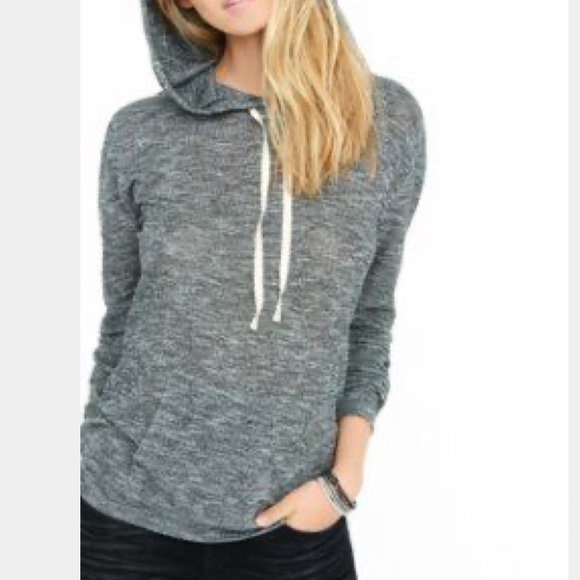 Express Tops - Grey Express One Eleven Hoodie